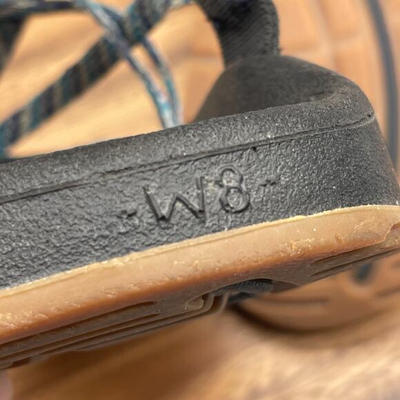 Chaco ZX2 Sandals Womens Size 8 Blue Green Comfort Hiking Water Strappy Shoes - Picture 8 of 8